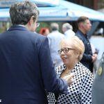 Vive l'amitié franco-allemande! 42 Nicole Krämer, vice-présidente de l'UFE Berlin accueille l'ambassadeur de France, M. François Delattre