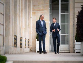 Emmanuel Macron et Friedrich Merz à l'Élysee — Foto Bundesregierung Steffen Kugler