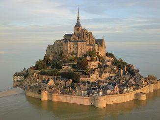 Le Mont Saint-Michel photographié par un drone